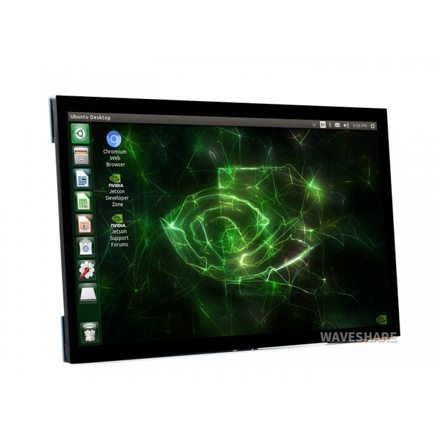 10.1inch Capacitive Touch Screen LCD (E), 1024X600, HD, IPS, Optical Bonding Screen, Supports Raspberry Pi,Jetson Nano, and PC