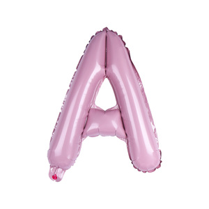 Globos de Letras de Aluminio de 16 Pulgadas en Rosa Perla, Azul Caramelo, Rosa Claro, Rosa Antiguo, Azul Bebé, Letras de la A a la Z, Decoración para Fiestas - Product Image 4