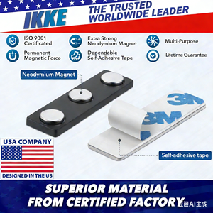 Aimants pour badges nominatifs, 50 supports magnétiques pour badges, supports magnétiques pour badges nominatifs avec 3 aimants néodyme <span class=keywords><strong>extra</strong></span>-forts pour porte-badges d'identification - Product Image 3