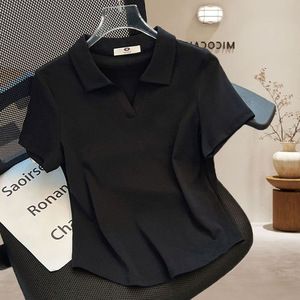 <span class=keywords><strong>Polo</strong></span> pour femmes en <span class=keywords><strong>coton</strong></span> de haute qualité, coupe ajustée, 100% <span class=keywords><strong>coton</strong></span>, vente en gros personnalisée pour l'été - Product Image 4