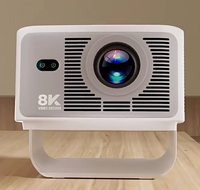 Proyector Inteligente HY350 Max con Android 14.0, WiFi 6 y BT 5.4, 2G+16G, Decodificación de Video 8K, 650 ANSI Lúmenes, Portátil para Cine en Casa