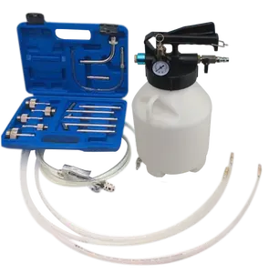 6L Pneumatik ATF Oil Fluid Dispenser Rem Pemeras Alat dengan 13 Buah Adaptor