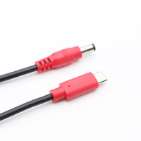 Adaptateur TYPE-C PD12V 20V personnalisé en usine avec connecteur mâle 5.5*2.1, longueur 0.8M, 1M