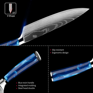 XITUO Premium giapponese coltello <span class=keywords><strong>Set</strong></span> 15PC professionale <span class=keywords><strong>coltelli</strong></span> da Chef in legno porta <span class=keywords><strong>coltelli</strong></span> forbici e affilatore porta pratico <span class=keywords><strong>Set</strong></span> - Product Image 4
