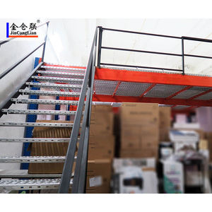 מערכת אחסון תעשייתית מדפי פלדה מגולגלת קרה מצופה אבקה, מדפי ביניים רב-מפלסיים 1500-4500 ק\"ג/מפלס - Product Image 4