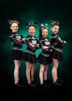 Tenues de cheerleading pour enfants et filles, jupe de cheerleading, vêtements d'entraînement, équipement d'équipe