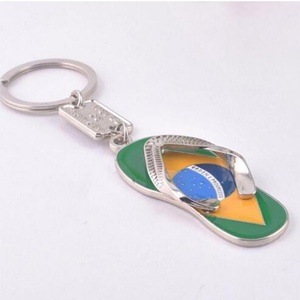 Dream Brazil Flag Pantoufles Porte-clés Charm Vintage Porte-clés Anneau Accessoires Pendentif pour Hommes Femmes Bijoux de Mode Cadeau <span class=keywords><strong>2020</strong></span> - Product Image 1
