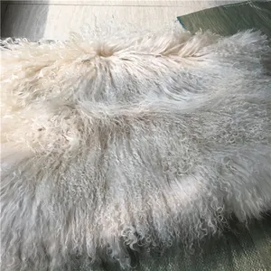 Fashion Tibetan Lamb 100% High Quality Mongolian Curly Sheep Fur Collar