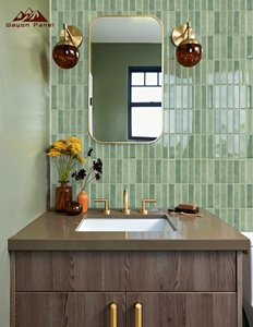 Piastrelle <span class=keywords><strong>Adesive</strong></span> 3D in PU Epossidico Wayon, Resistenti al Calore, Stile Mosaico in PET, Impermeabili <span class=keywords><strong>per</strong></span> Decorazione Cucina - Product Image 3