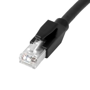 Nouveau câble Ethernet industriel blindé M12-X8F-RJ45-CAT6A X-Coded 8 broches femelle M12 vers RJ45 Cat6A 10 Gbit/s - Product Image 6
