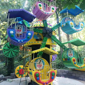 Mini noria para niños, atracciones de diversión con certificación CE para centros comerciales y parques - Product Image 6