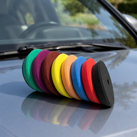 Éponge de finition en polyuréthane ultra-douce de 6 pouces pour le detailing automobile, application de cire et polissage final