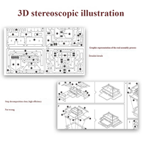 Puzzle 3D en bois pour adultes - Kit de construction de modèle de fleur à faire soi-même, assemblage facile, décoration créative pour la maison et le bureau, cadeau artisanal