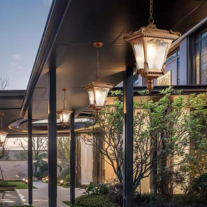 Éclairage de cour rétro personnalisé de haute qualité avec détection sensible et capteur de mouvement pour lampes de jardin paysager - Product Image 5