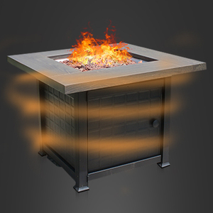 2025 nouveau poêle en rotin de Style moderne extérieur cheminée du sol au plafond Patio atmosphère chauffée à l'alcool Camping Grill Table - Product Image 2