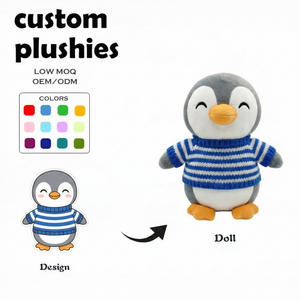 Peluche personnalisée en tissu de coton, personnage de dessin animé/anime OEM/ODM pour jouets surprise, peluche personnalisée pour animaux de compagnie de 10 cm, anniversaire - Product Image 5