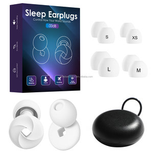 Custom Festival Packaging Boxes & Logo Noise Reducing Sleep Ear <b>Plugs</b> Ear Protection Swimming Soft Silicone Earplugs - Product Image 3