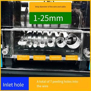 Machine automatique de découpe et de dénudage de câbles électroniques par induction pour le recyclage du cuivre de rebut - Product Image 4