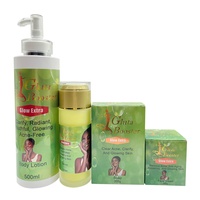 Coffret de Soins pour une Peau Éclatante Marque Privée Anti-Acné Élimine les Boutons Atténue les Imperfections Clarifie et Répare pour la Beauté Africaine