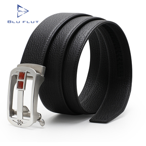 Blu Flut Custom Logo in vera pelle <span class=keywords><strong>cintura</strong></span> fibbia automatica <span class=keywords><strong>con</strong></span> pietra naturale Design personalizzato <span class=keywords><strong>cintura</strong></span> fibbia - Product Image 2