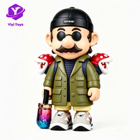 Figuras de acción de PVC de anime, sudaderas con capucha de ropa de trabajo, zapatillas, gafas de sol coleccionables de arte callejero de dibujos animados personalizadas OEM