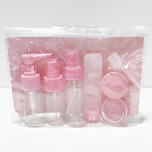 Ensemble de flacons de voyage miniatures pour emballages cosmétiques, ensemble de contenants cosmétiques en plastique pour voyage, kit de voyage en flacons en plastique - Product Image 1