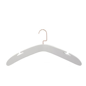 Cintres robustes du fabricant pour robe de mariée, cintres en bois <span class=keywords><strong>blanc</strong></span> et or pour robe de mariée - Product Image 3