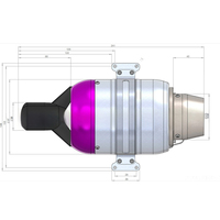 Système de propulsion par moteur turbojet à haute poussée pour drones, avions RC et applications de jets modèles – Performances fiables