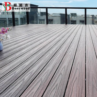 Plancher de terrasse en bois composite 3D durable, en relief, pour couloir et balcon, Offre Spéciale