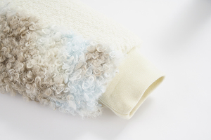 Giacche 2025 in peluche pelliccia sintetica da <span class=keywords><strong>donna</strong></span> in <span class=keywords><strong>pile</strong></span> Sherpa di lana con <span class=keywords><strong>Cardigan</strong></span> Patchwork e piumini a bolle - Product Image 3