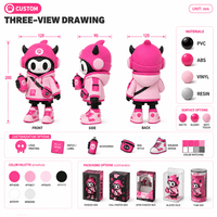 Nuevo Modelo Coleccionable OEM ODM Personalizado, Impresión 3D, Sofubi, PVC, Resina Plástica, Figura de Acción de Dibujos Animados