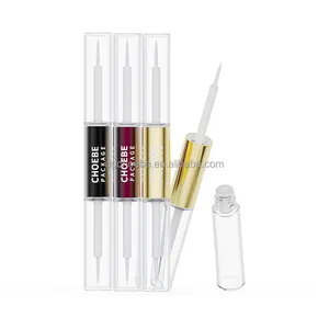 Đôi kết thúc đen đỏ vàng rỗng Lipliner bút chì ống nhựa Lip Stick bút gói