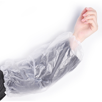 Manchons jetables en PE imperméables, résistants à l'huile et à la poussière pour la protection des bras au quotidien et la sécurité au travail