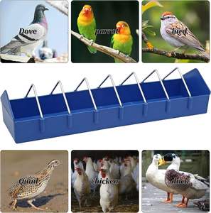 Cintre en fer 20cm à 120cm volaille poulet canard perroquets oiseau grand Pigeon mangeoire support distributeur de plats de nourriture - Product Image 3