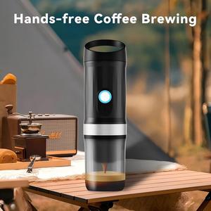 Machine à café portable 2-en-1 Wintop, mini machine à expresso auto-chauffante avec USB et Type-C, 20 bars - Product Image 3