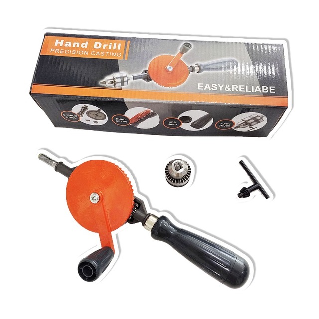 Precision Casting Hand Drill Drill Machine Set Hand Tools Woodworking and Small Hand Drill Machine for Home Maintenance Repair