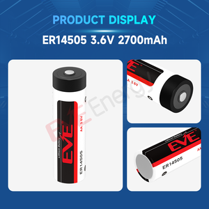 ערב LiSOCl2 סוללה 3.6V <span class=keywords><strong>2700mAh</strong></span> AA <span class=keywords><strong>er14505</strong></span> סוללה עבור גז מד חום מטר סוללות ראשוניות - Product Image 4
