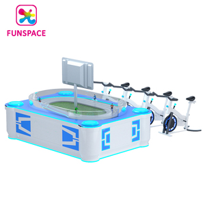Đồng tiền hoạt động trò chơi thể thao giải trí Arcade 4 người chơi đi xe đạp VR <span class=keywords><strong>AR</strong></span> Máy chơi <span class=keywords><strong>game</strong></span> xe đạp Mô phỏng trò chơi Arcade máy - Product Image 4