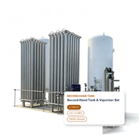 Réservoir de stockage de GNL d'occasion 20m³ à double paroi isolé sous vide, cuve sous pression pour terminal GNL du Qatar, pétrole et gaz, meilleur prix