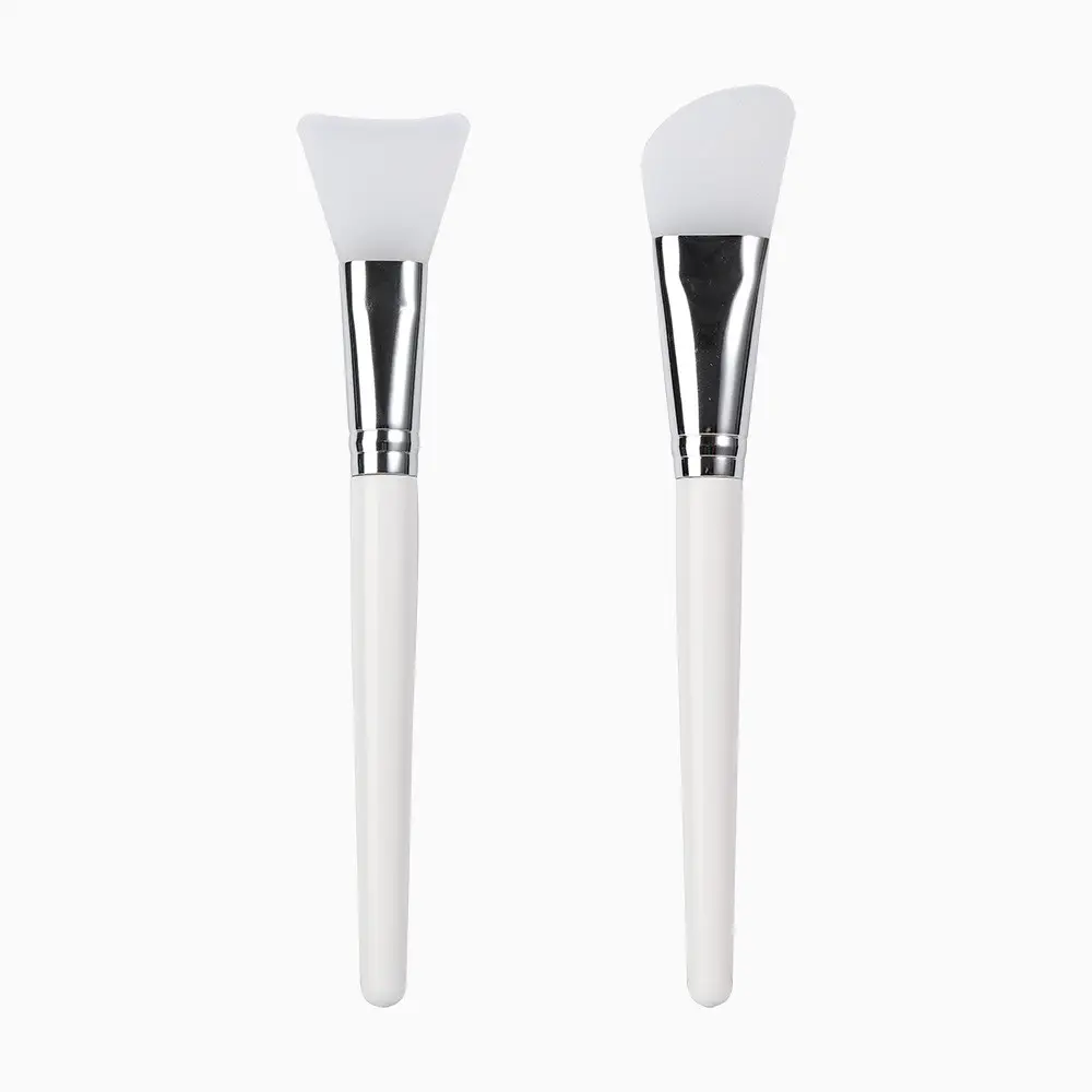 High Quality White Facial Beauty Tools Application Cosmetic Makeup Brush Face Silicone Masking Brush