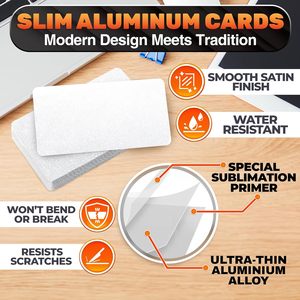 Tarjetas Promocionales de PVC Blanco para Sublimación de Doble Cara, Personalizables, de Alta Calidad, para Uso Comercial, con Impresión UV, Tipo VIP - Product Image 5