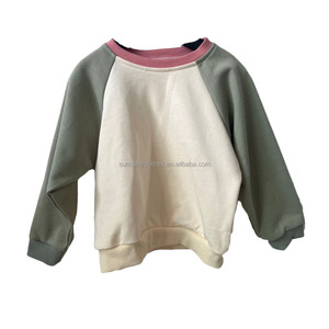 Sudadera Infantil con Mangas en Contraste, Bloques de Color, Estilo Oversize, Suéter Informal de Algodón para Niños, OEM - Product Image 6