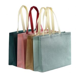 Sacs de courses réutilisables en tissu non tissé, écologiques, de haute qualité, avec logo personnalisé, sacs de courses en tissu non tissé - Product Image 1