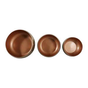 Set di Tre Vasi Decorativi in Metallo Texturizzato per Interni ed Esterni - Product Image 6
