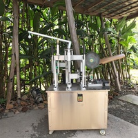 Goede kwaliteit kokosnootverwerkingsapparatuur, groene kokosnootschilmachine, semi-automatische kokosnootschiller, 304 roestvrij staal