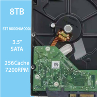 ST18000NM000J 18TB 7200RPM SATA 6Gb/s 256MB Cache 3.5 inci Hard Drive Internal Enterprise untuk Pusat Data Penyimpanan Cloud Skala Besar
