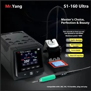 YCS S1-160 Ultra Lötstation mit Automatischer Ruhezustand-Funktion, Kompatibel mit 245/210/115 Spitzen, Reparaturwerkzeuge - Product Image 1