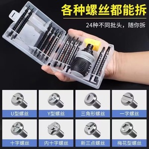 Cross-border ratchet <b>screwdriver</b>, high-efficiency and labor-saving multi-functional dual-purpose <b>screwdriver</b>, Phillips head - Product Image 5