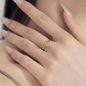 Dylam Jewelry Manufacturer Supplier S925 Silver Rhodium Plated Luxury Oval 8A Crushed <b>Iced</b> Out Cut Cubic Zirconia Women <b>Ring</b> - Product Image 3