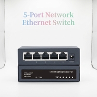 Switch Ethernet Gigabit 5 ports non géré, switch réseau 10/100/1000 Mbps RJ45, plug-and-play, switch de bureau, capacité 10 Gbps